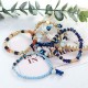 3 Sets Beaded Bracelets For Women Boho Multi-Layer Mix Beads Stackable Strand Stretch Bracelet Set For Teen Girls